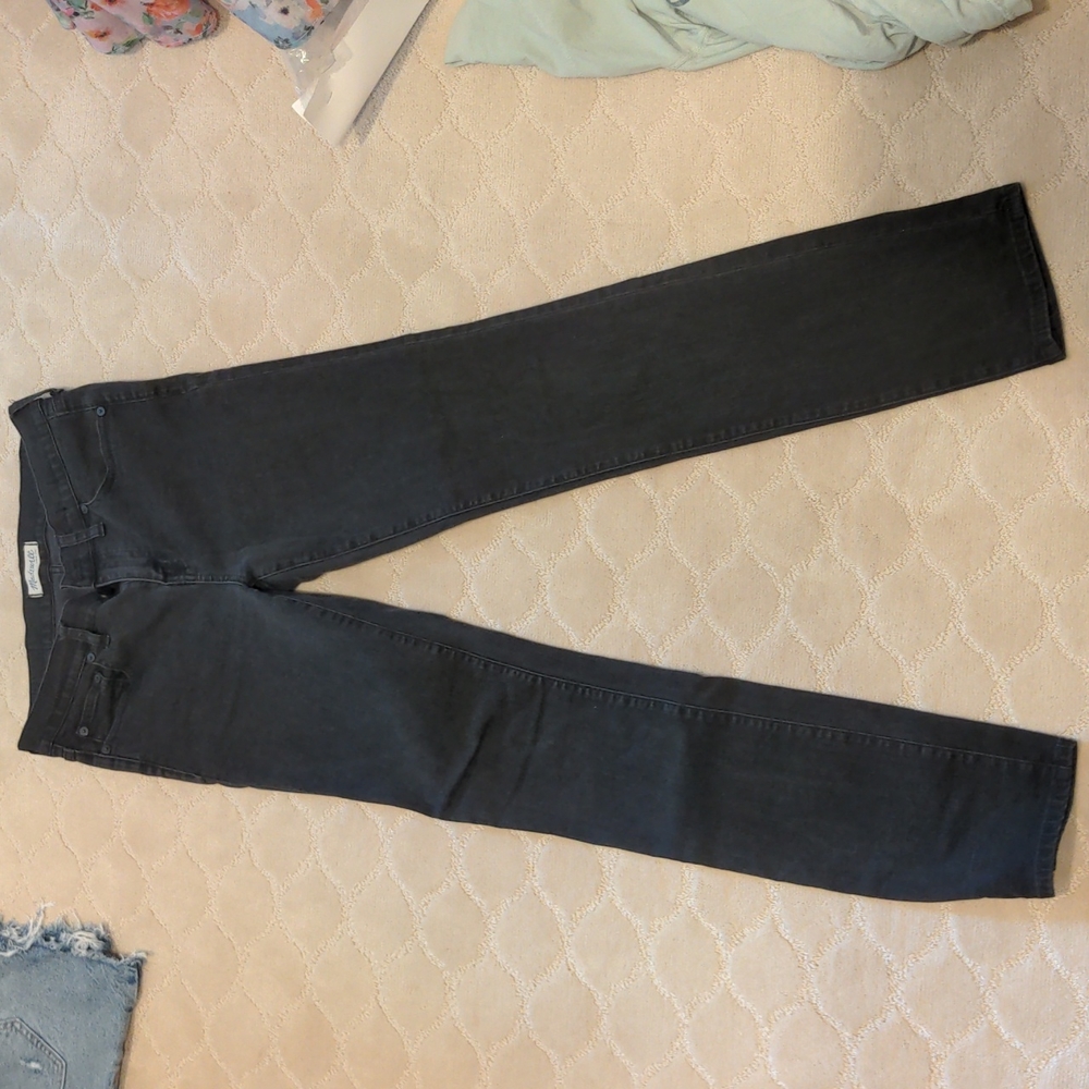 Madewell black skinny jeans